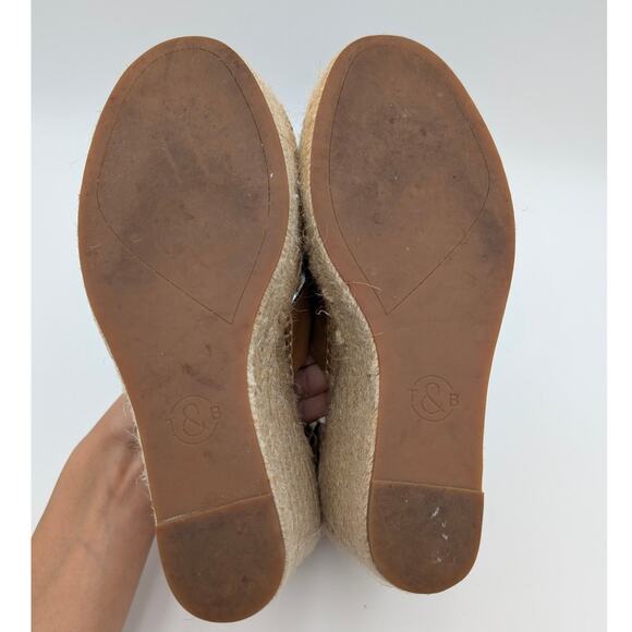 Treasure & Bond Sannibel Platform Wedge Sandal Women's Brown Size US7.5M EU38 - Picture 7 of 7